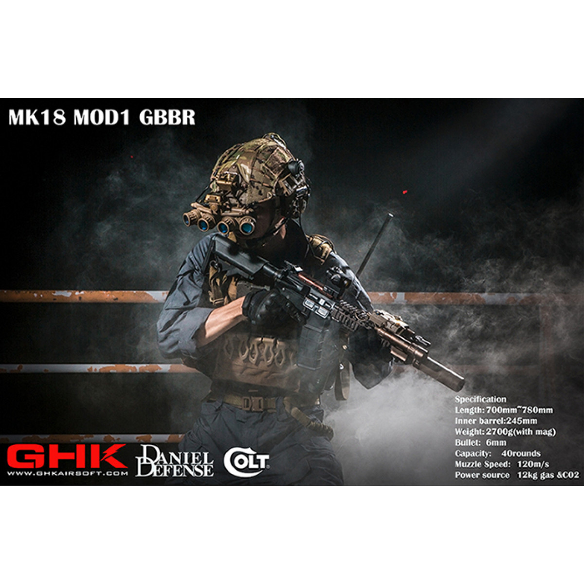 GHK MK18 MOD1 (V2) GBBR